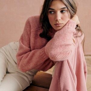 Sezane Otis Jumper Blush Size XXS